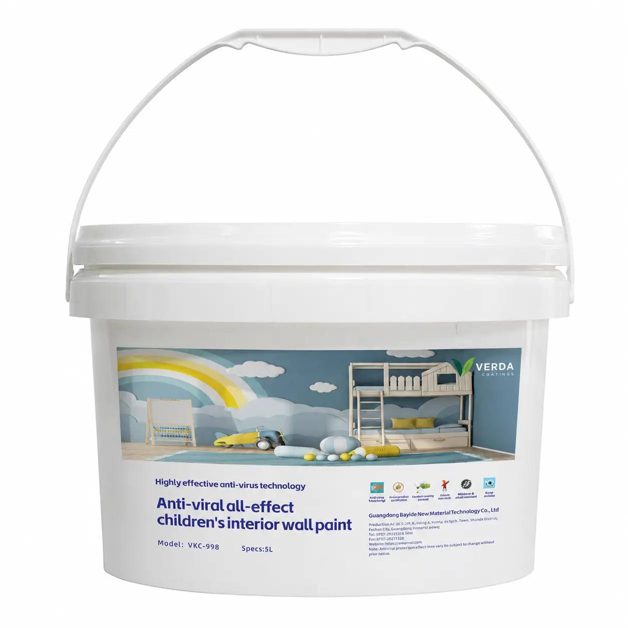 Anti-Viral All-Effect Children's Interior Wall Paint VKC-998 | VERDA