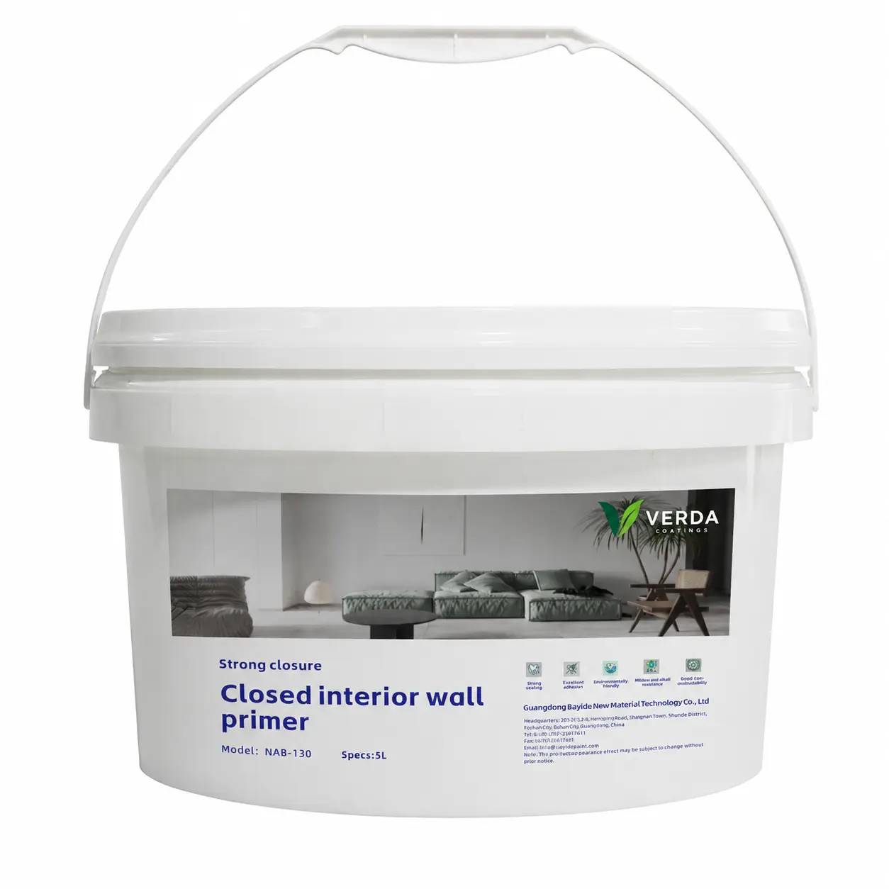 Closed Interior Wall Primer NAB-130 | Strong Closure Interior Wall Coating