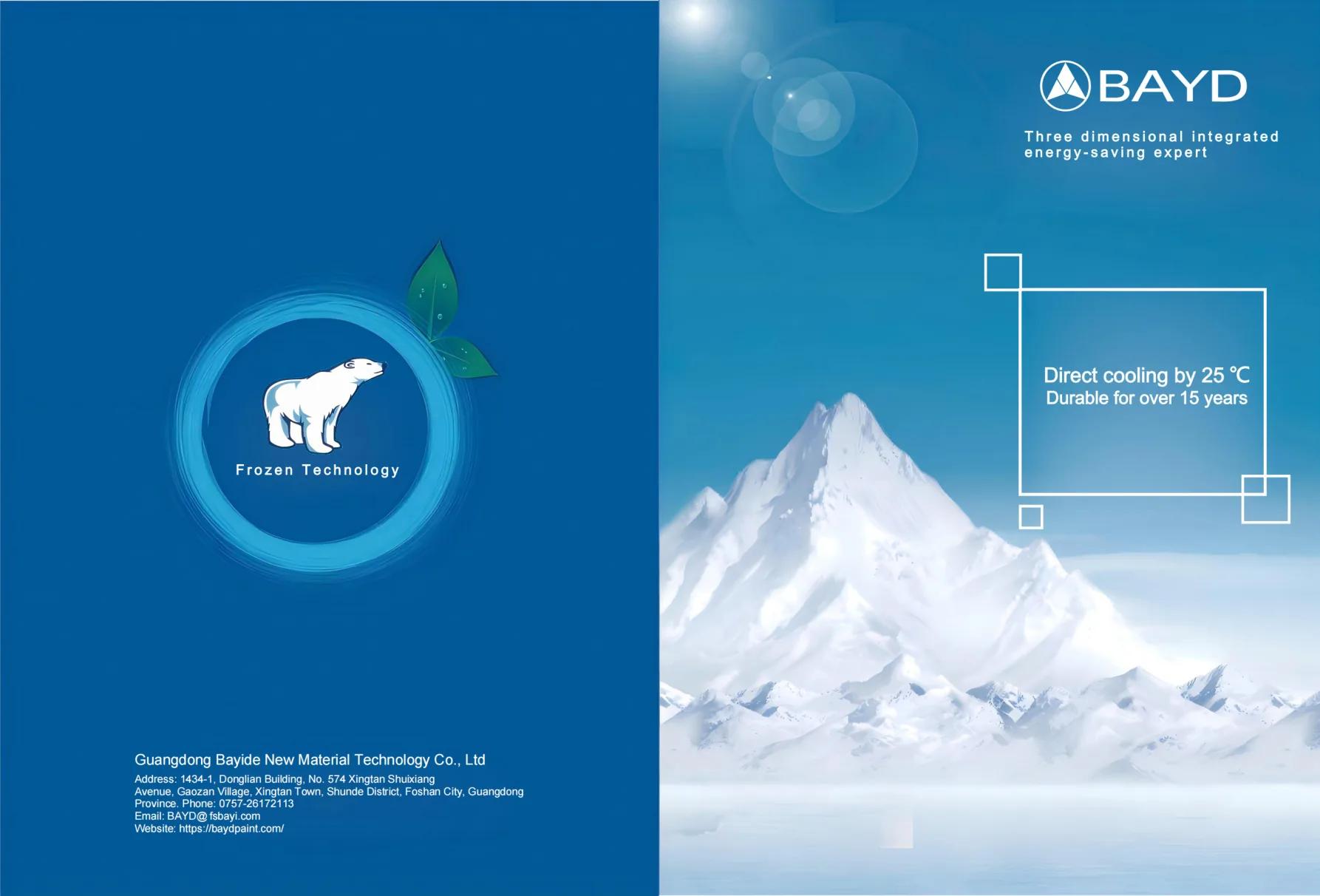 VERDA Frozen Paint catalog cover