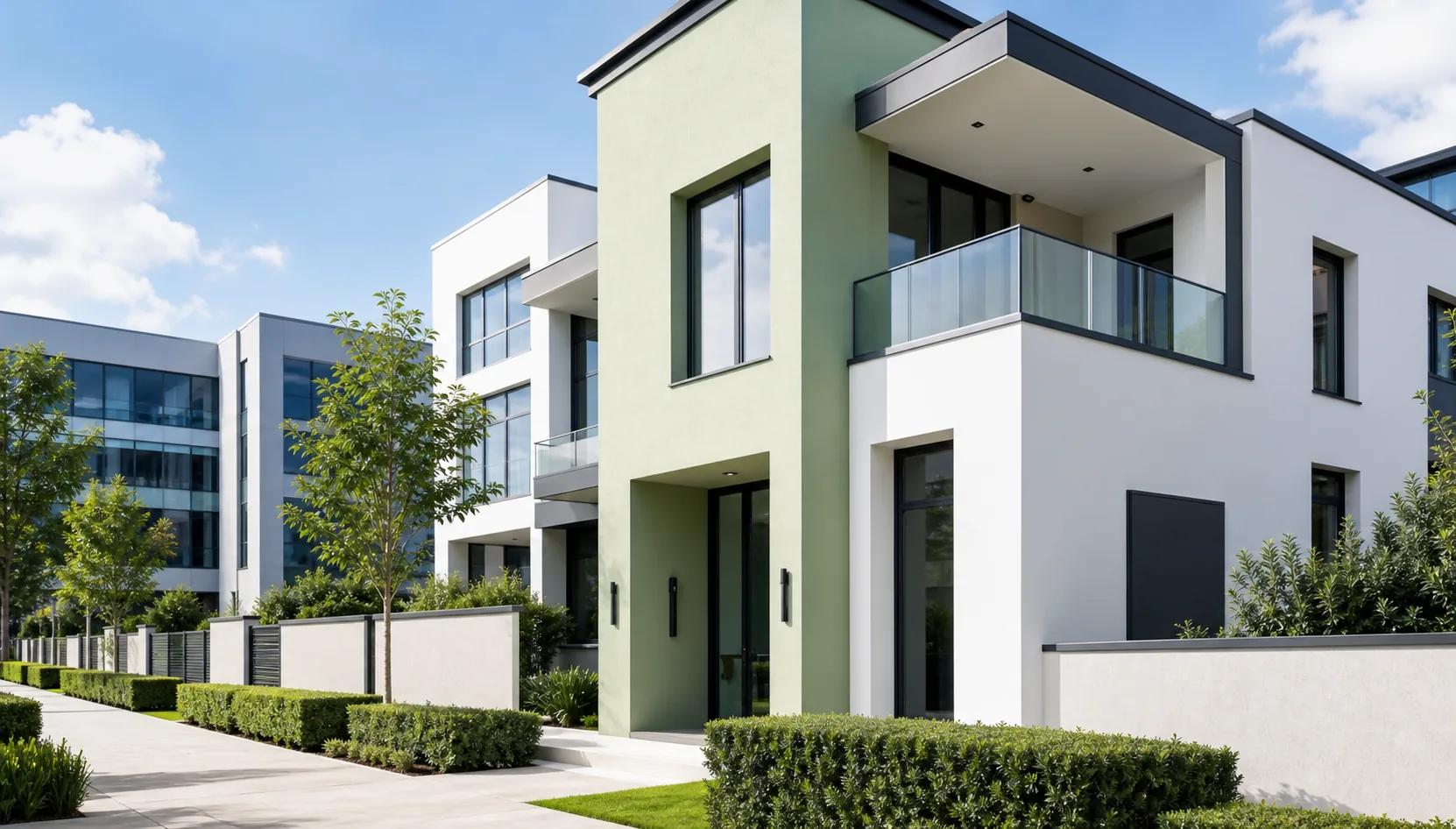 Residential and commercial wall repainting and facade maintenance coating scenario