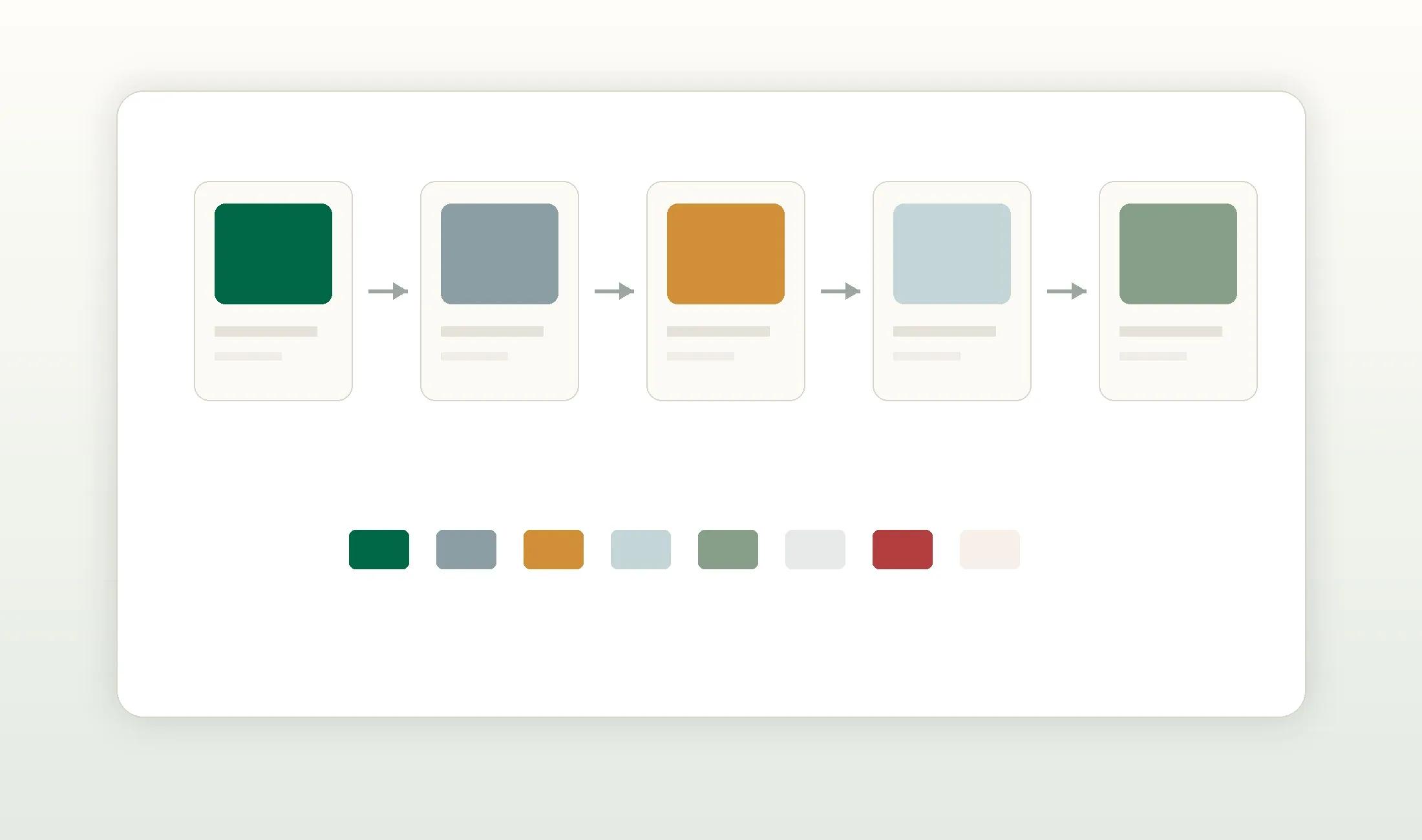 Color card request workflow