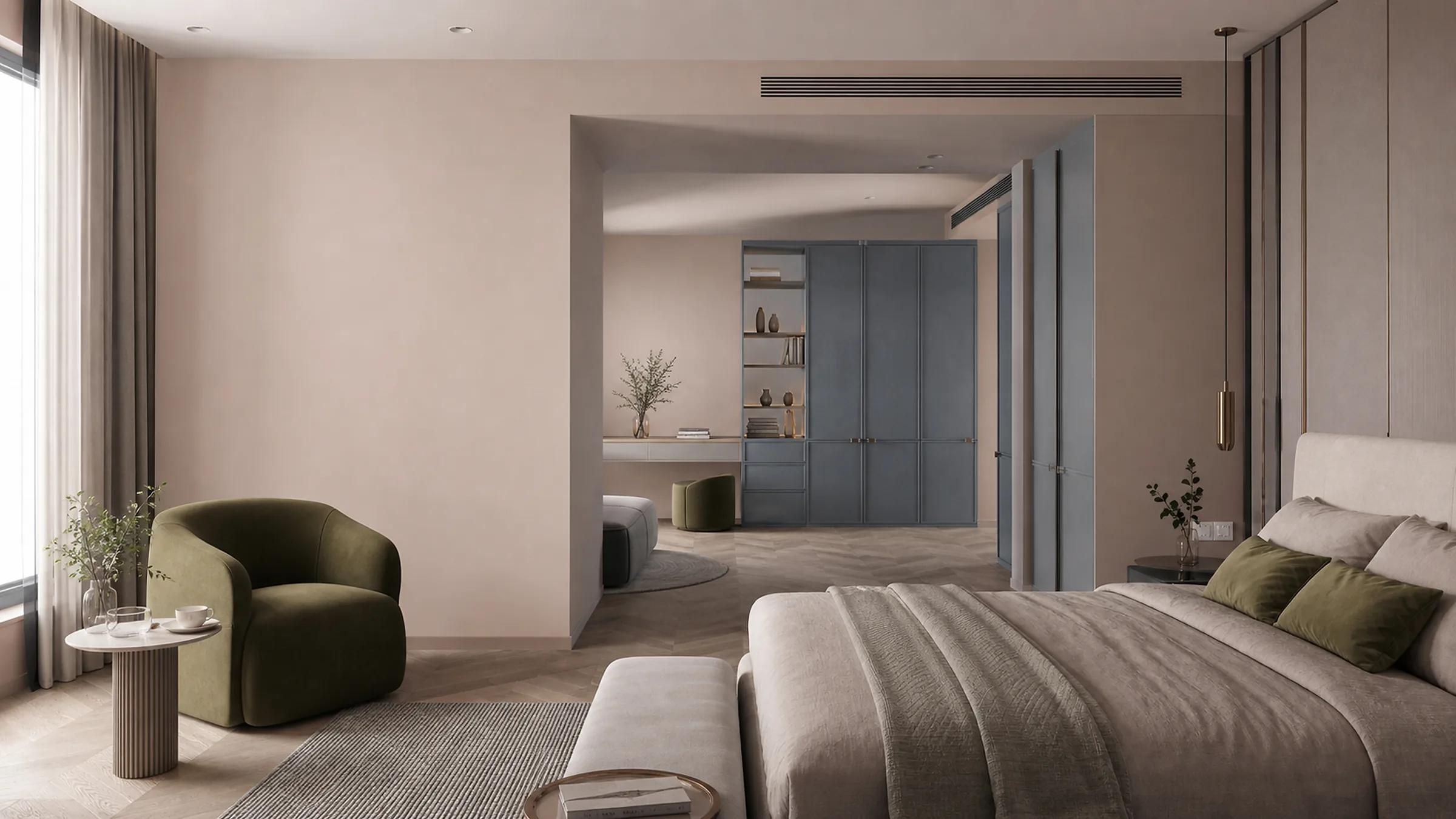 Morandi Residence 4K paint scene