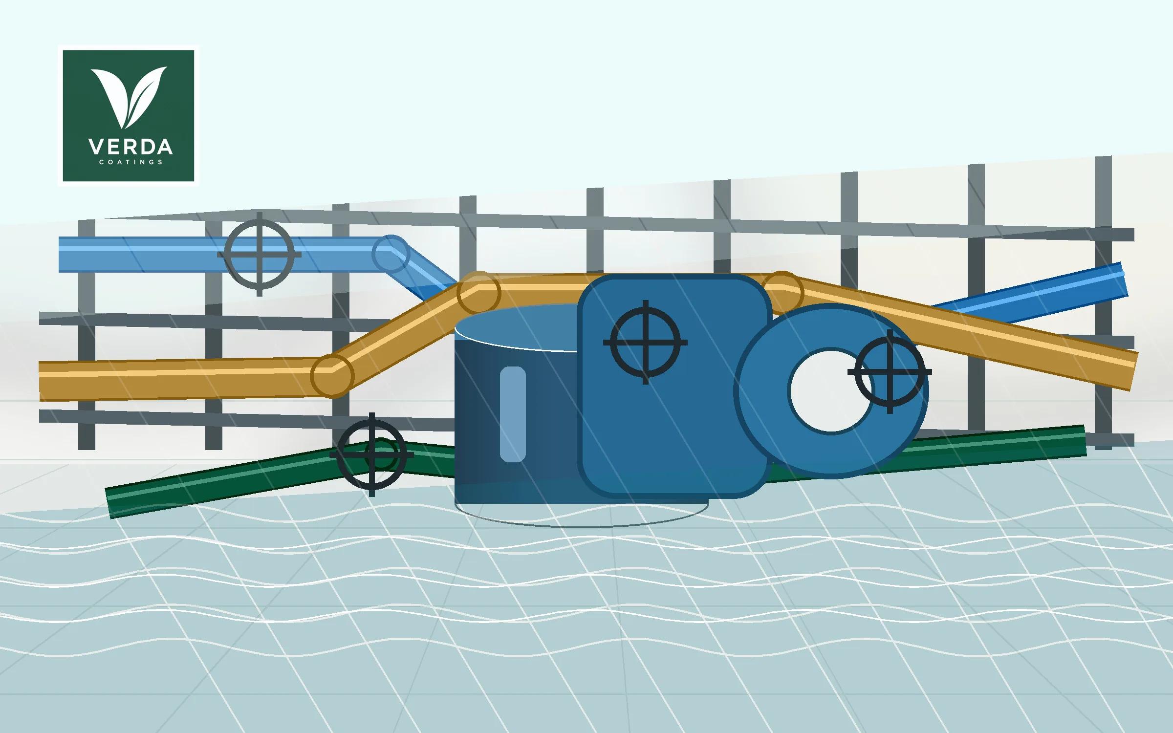 Marine tank exterior and pipe coating pathway
