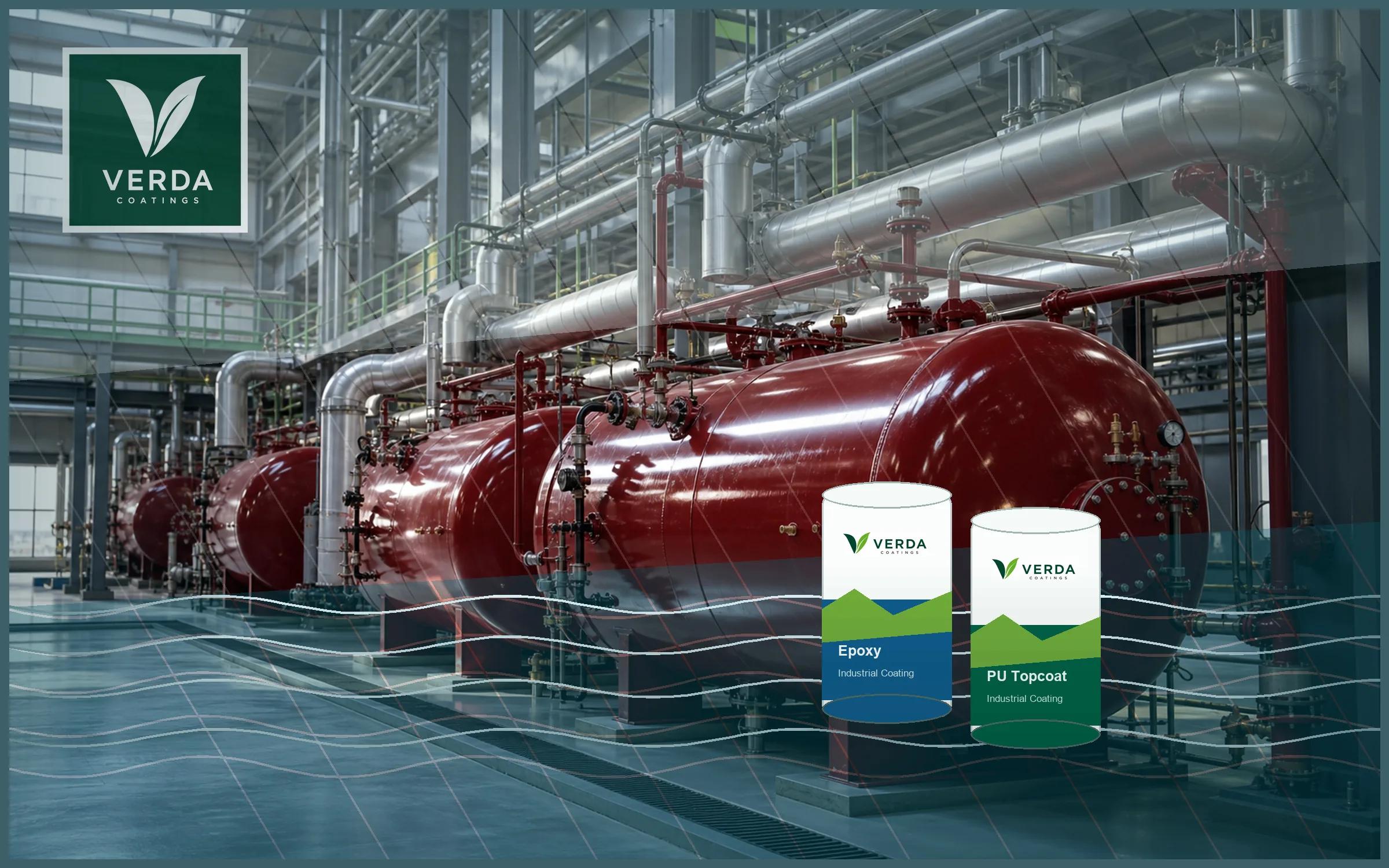 VERDA marine and coastal anti-corrosion coating system for industrial tanks and steel assets