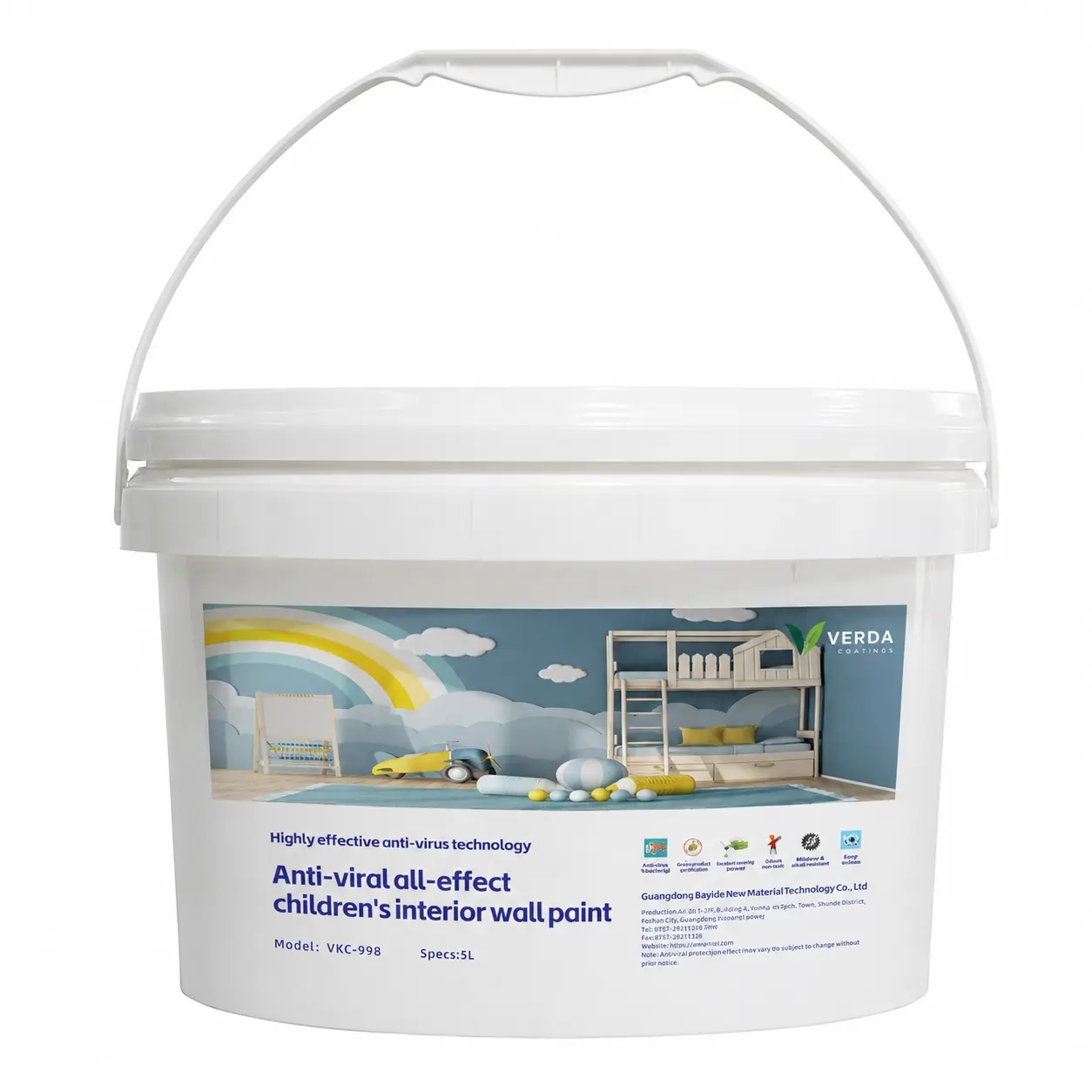 Anti-Viral All-Effect Children's Interior Wall Paint VKC-998 | VERDA