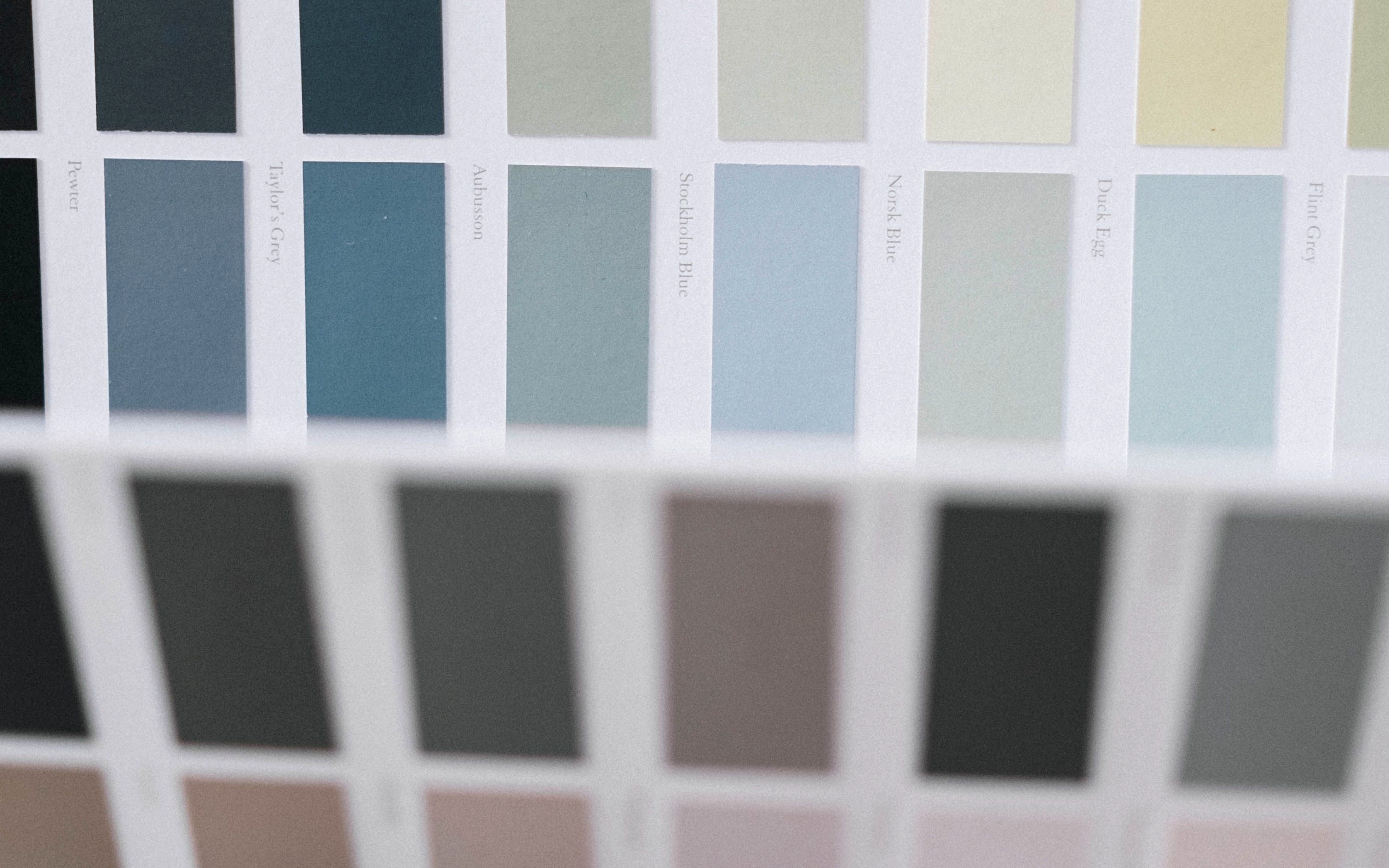 VERDA color card and matching service